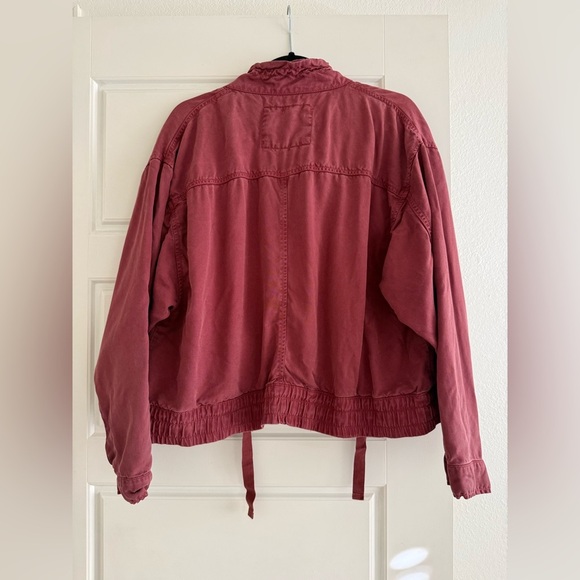 American Eagle Dusty Rose Utility Jacket Size Medium - Picture 2 of 3